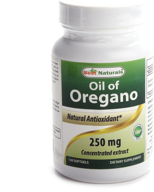 Best Naturals 牛至油軟膠囊 250mg 無麩質 無糖, 120顆, 1罐
