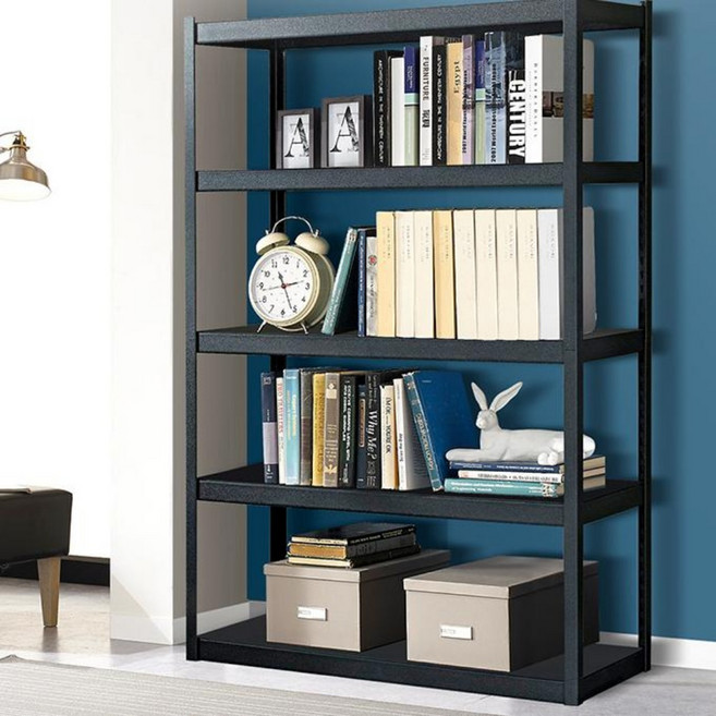 고릴라랙 철제선반 캠핑장비정리 창고 다용도 진열대, 고릴라랙 1200 2단 90 블랙