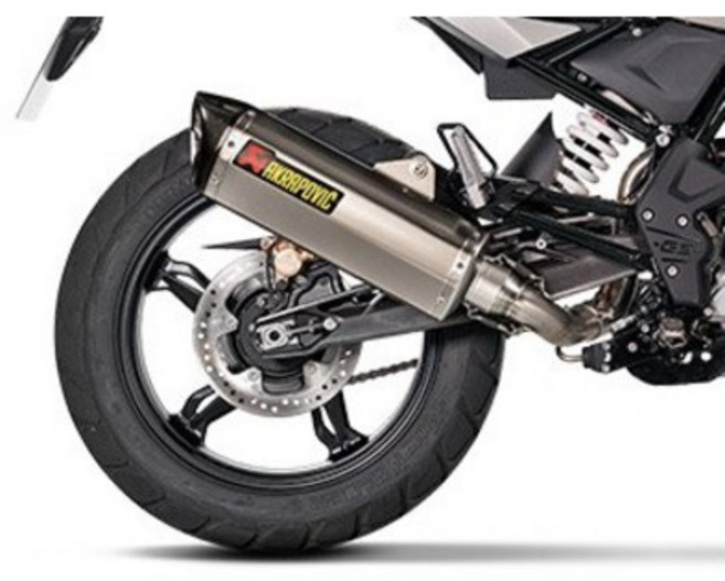 BMW 2022 G310R 아크라포빅 풀시스템 머플러 촉매 포함 17년식이후 장착가능 17-24