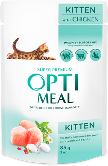 옵티밀 습식 키튼 치킨, 10개, 85g, 닭