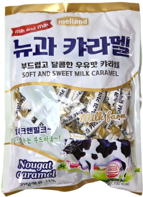 멀랜드 부드러운 뉴과카라멜 400g 5개 10개(1박스)