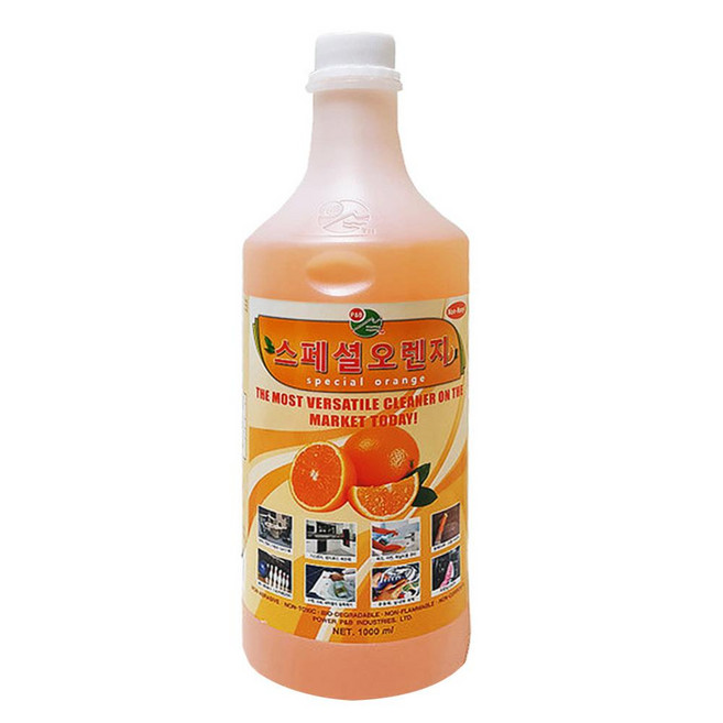 세정제 피비원 스페샬오렌지 리필 1000ml 다목적세제 다용도세제 기름때 찌든때 세정제, 1개, 1L