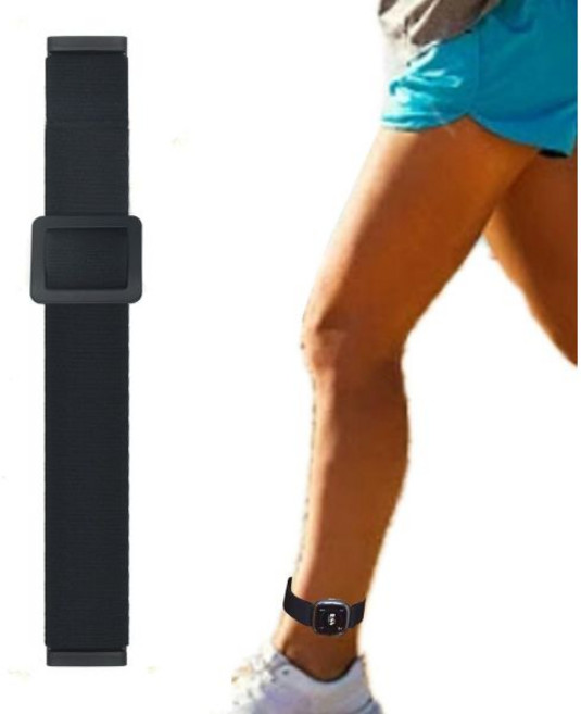 워치스트랩 스마트워치 밴드 핏비트 센스 1 2Versa 3 4 스마트워치용 사다리 잠금 기능이 있는 신축성 팔발목 남녀용 밴드블랙 미디엄, Grestun 스마트워치 호환 손목 시계줄 스트랩 조절