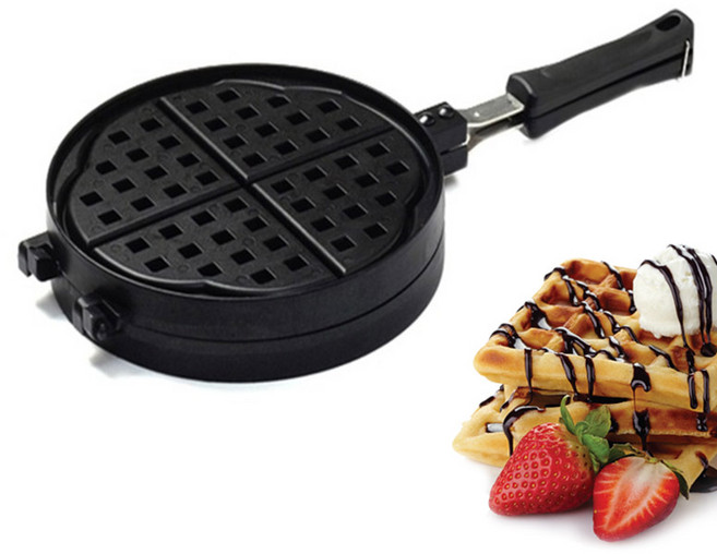 Big 빅사이즈 원형 점보 와플팬, 1개