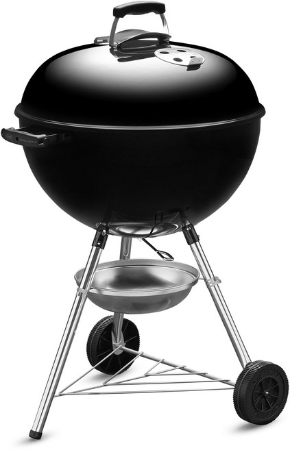 웨버 (Weber) 바베큐 스토브 직경 57cm 오리지널 케틀 숯 캠프 10-12 인용 [일본 정규품 10 년 보증] 1341308 온도계 포함 1341308 블랙 57cm