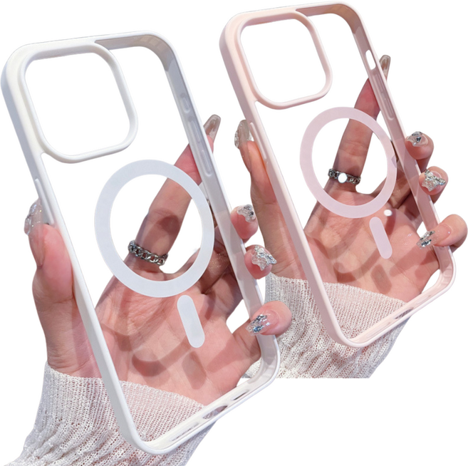 아이폰 갤럭시 맥세이프 실리콘 핸드폰 투명 케이스