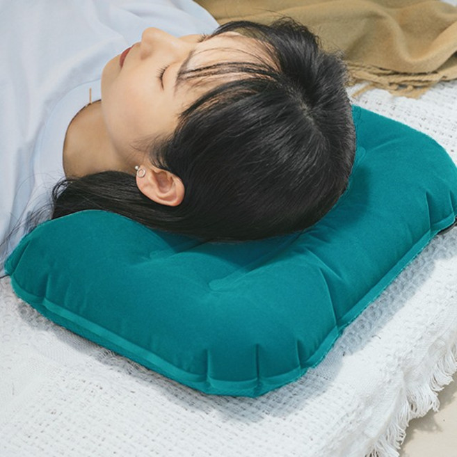 어반파파 여행용 캠핑베개, 청록, 1개