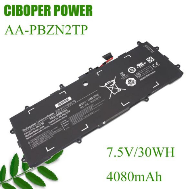 CP 리튬 폴리머 태블릿 배터리 AAPBZN2TP 크롬북 XE500T1C 905S 905s3g 915S XE303 NP905S3G 용 7.5V 30WH, 1개