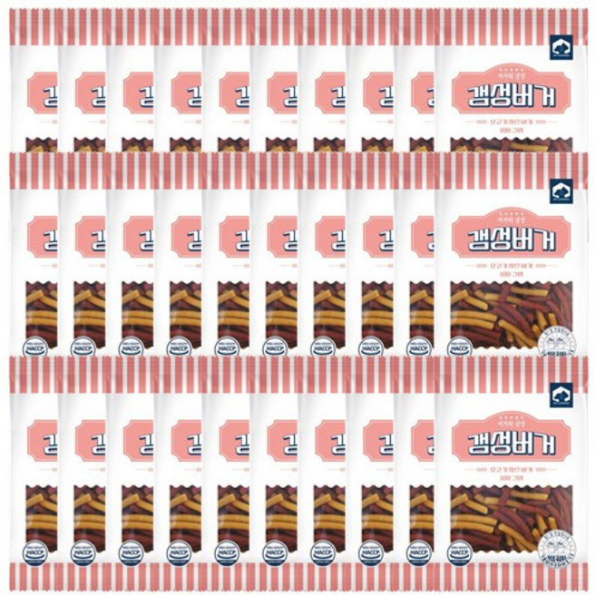 펫더맨 치즈버거 강아지 간식, 소고기, 100g, 30개