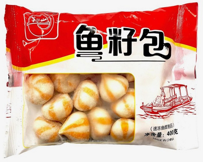 (농부마을 콩사랑)필가산 날치알 피쉬볼 어묵 마라탕 훠궈 사리, 400g, 3개