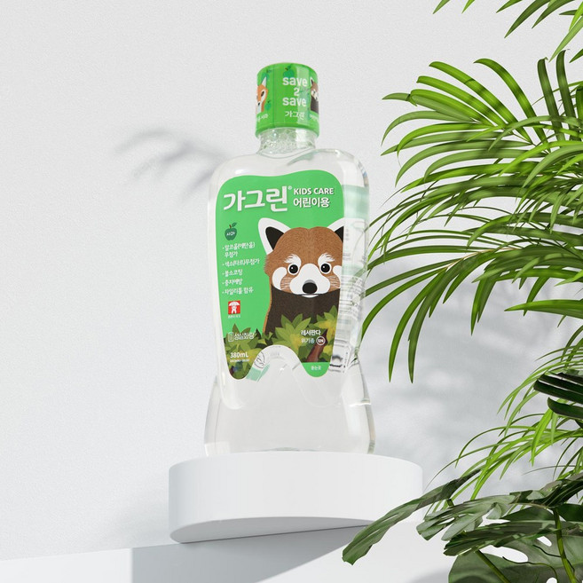 가그린 어린이 사과맛 무첨가 불소 충치예방 자일리톨 함유 380ml, 1개