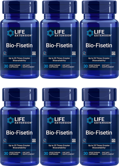 라이프익스텐션 바이오 피세틴 30베지캡슐 6개, 30정, 30정