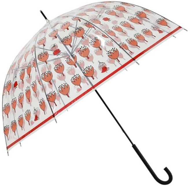 오가와(Ogawa) 무민 비닐 우산 여성 리틀미이 플라워 8가지 뼈 선물 선물 72065