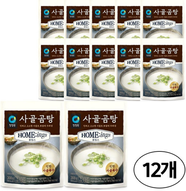 청정원 사골곰탕 300g, 12개