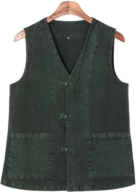 20수 핀턱 생활한복 조끼