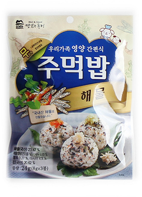 맛있는풍경 주먹밥 해물, 24g, 1개
