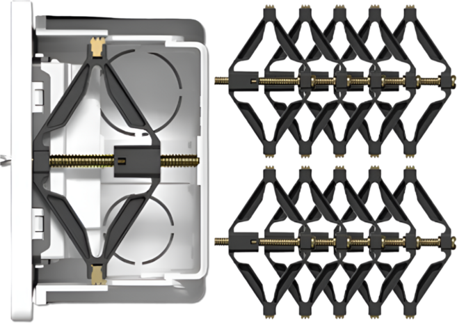 펴나나다 스위치 박스 고정 브라켓, one size, 10개