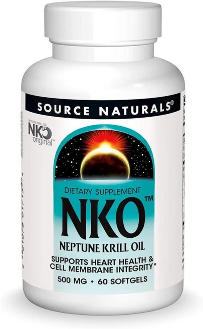 Source Naturals 일본직구 NKO / 넵튠 크릴 오일 (500mg) 60정, 1팩 - 쿠팡