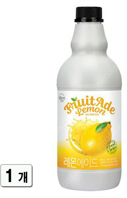 복음자리 레몬 에이드 1.8kg 과즙 농축액, 1개