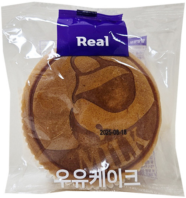 리얼우유케이크 천원빵 카스테라빵, 48개, 90g