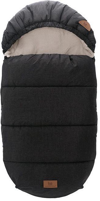 미라클 베이비 육아 겨울 보온 유모차 외출용 침낭, 검은색, 1개