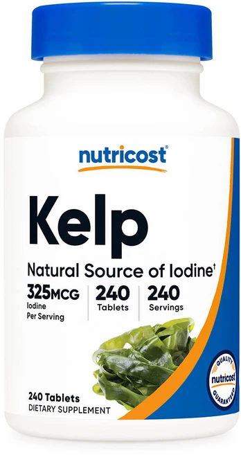 뉴트리코스트 켈프 325mcg 240태블릿, 240정, 1개 - 쿠팡