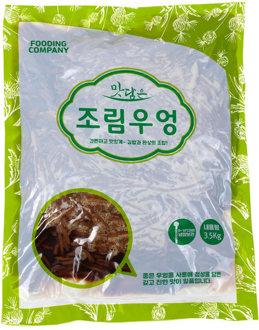 맛담은 김밥용 조림우엉, 3.5kg, 1개