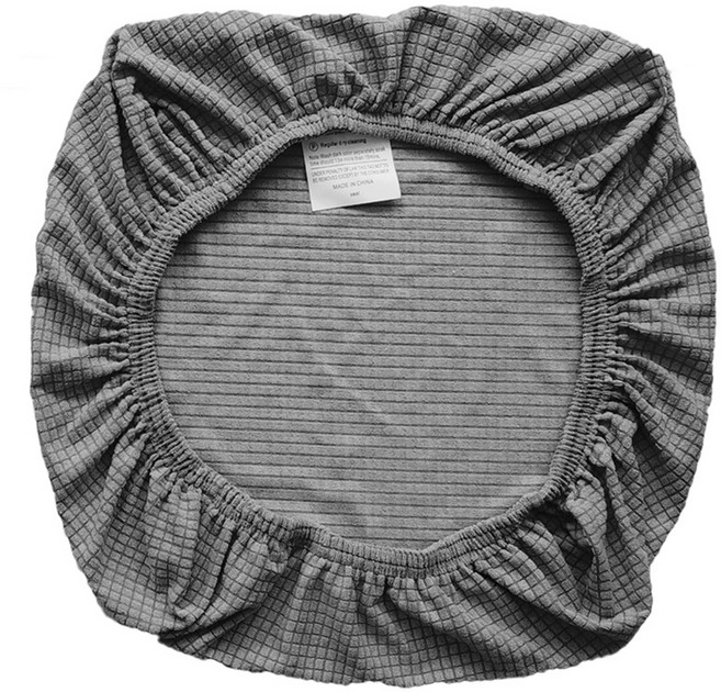 파크피아 생활방수 고탄력 의자시트 좌판커버, 연그레이