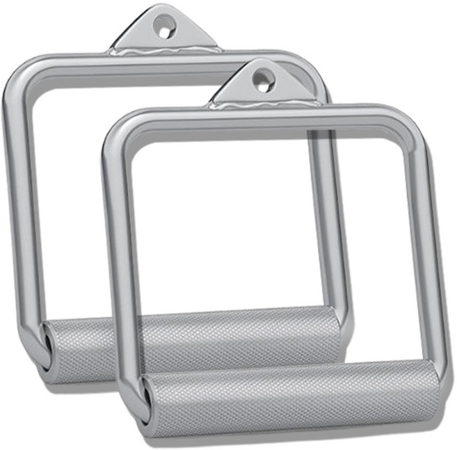 기어투무브 스트럽 우레탄 케이블 핸들, 2개, 실버