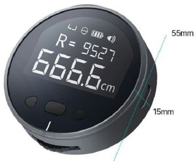 휴대용 다기능 전자 줄자 거리측정기 디지털 줄자 LED 사무용 가정용 작업용줄자 스마트 전자줄자