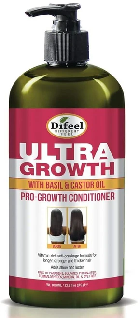 Difeel Ultra Growth 바질 & 캐스터 오일 프로 그로스 컨디셔너 958.2g33.8온스 134003, 1개 - 쿠팡