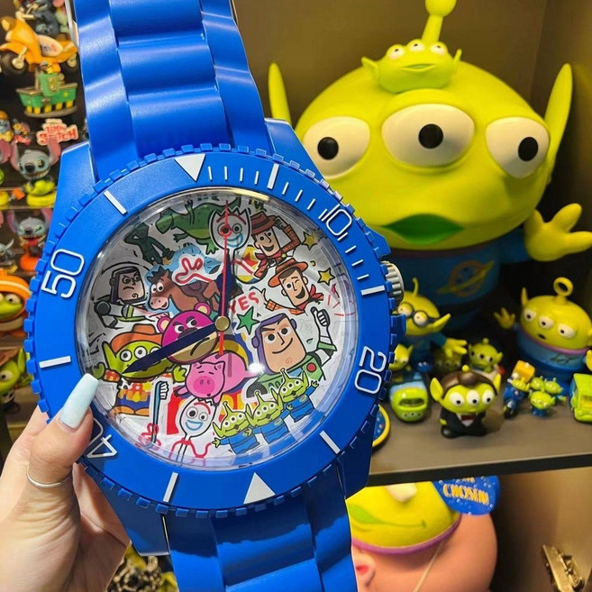 ikaiya 대형 손목시계 벽시계 DIY 키즈룸 벽걸이 시계 장난감방 벽장식 카페 인테리어, 화이트