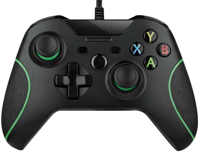 XBOX ONE 有線搖桿 支援 PC360 / XBOX主機 / Steam 遊戲, 黑色, 1個