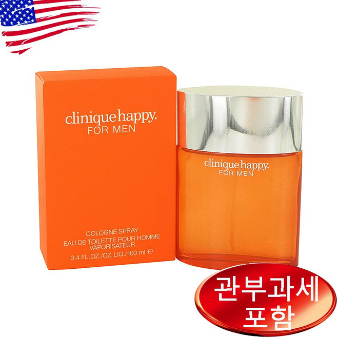 크리니크 해피 코롱 100ml 남성, 1개