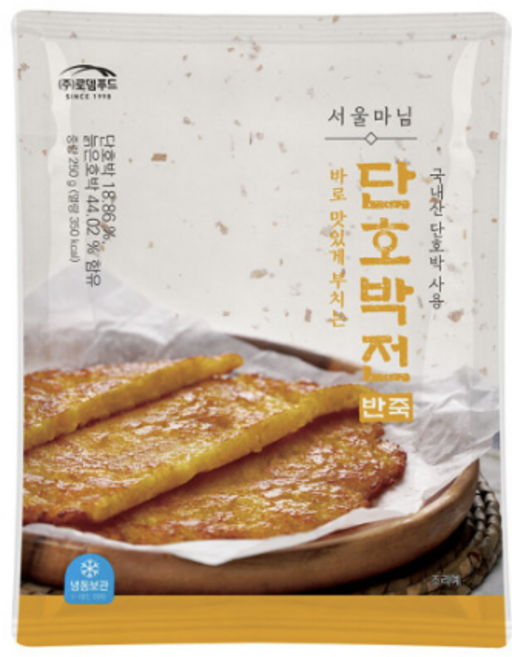 로뎀푸드 서울마님 단호박전 반죽 250g [JE003], 3개