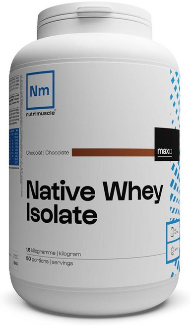 Nutrimuscle 뉴트리머슬 네이티브아이솔레이트 저유당 초콜릿 근육회복, 1개, 1.5kg