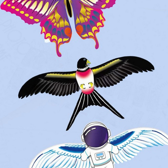 연날리기 낚시 야외 물고기 나비 어린이 놀이 공원 체험, 1개, yuna  나비