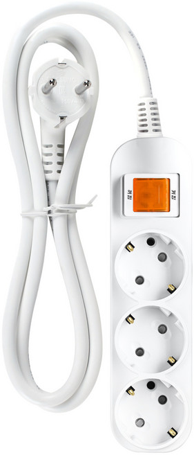 대성 플러스탭 절전형 3구 멀티탭 16A 250V, 2.5m, 1개