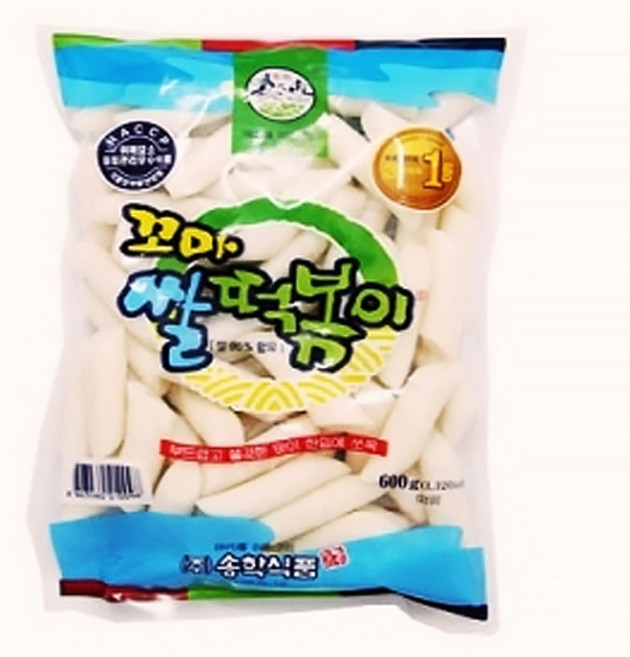 송학식품 꼬마 쌀떡볶이 600g(4인분) X 10개입 BOX, 1박스, 600g