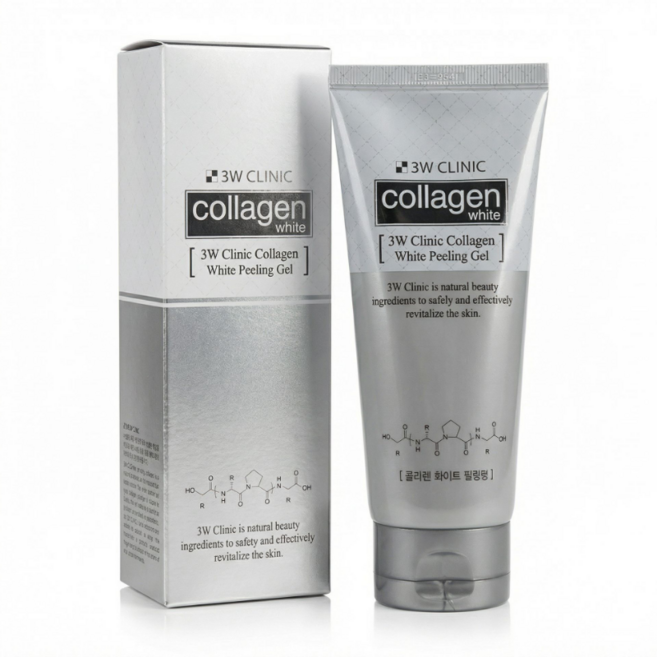 하리마켓 3w clinic COLLAGEN WHITE PEELING GEL 화이트닝 필링젤, 180ml, 1개
