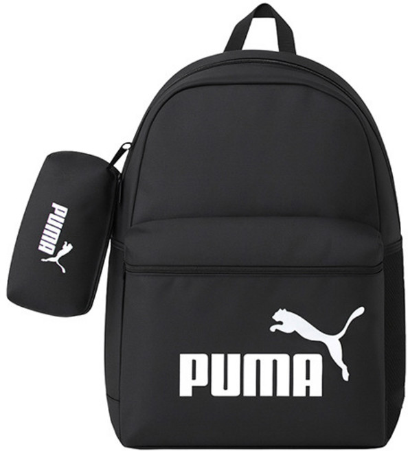 푸마 PUMA 페이즈 백팩 스포츠 학교 여행 가방 블랙 091191-01 422052