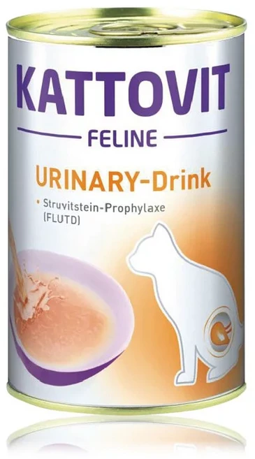 KATTOVIT 康特維 貓用飲品 磷酸銨鎂結石照護配方 補水湯罐 135ml x 12罐, 12個, 康特維-泌尿保健135mlx12罐, 1g, 康特維-泌尿保健135ml