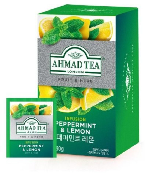 아마드티 페퍼민트 레몬 허브차 20티백