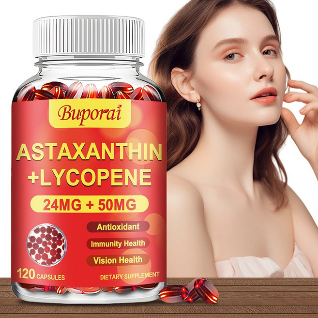 Buporai 蝦紅素+茄紅素 膠囊, 60組