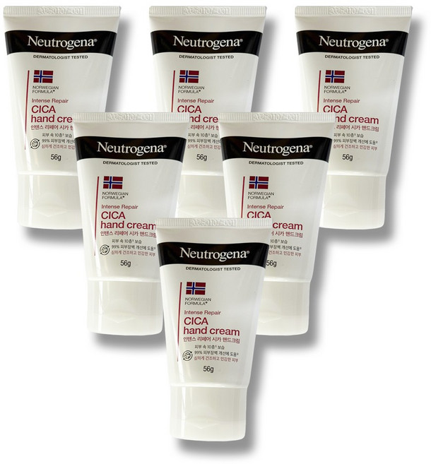 뉴트로지나 노르웨이젼 포뮬러 핸드크림, 56g, 6개