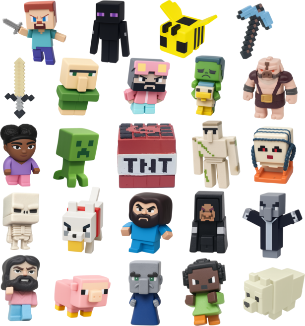 마인크래프트 피규어 마크피규어 24종 풀세트, 1개