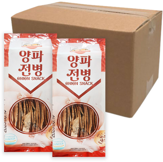 정림식품 양파전병 박스판매 (24개) /바삭한전병, 120g, 1박스