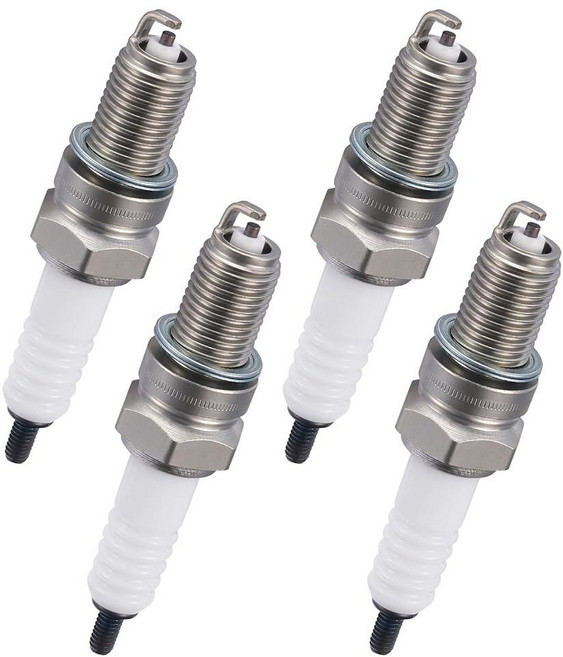 BDFHYK 5531 혼다와 호환되는 스파크 플러그 스즈키용 가와사키와 호환 트라이엄프 범용 오토바이 플러그 교체용 DPR6EA-9 4개 세트 224630 840047959, 4929_4PCS
