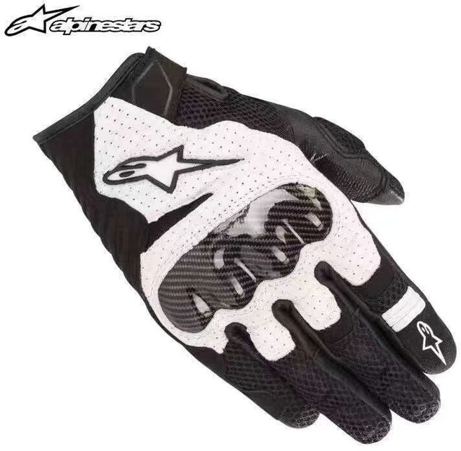 알파인스타 장갑 오토바이 바이크 라이더 글러브, 4_화이트, M