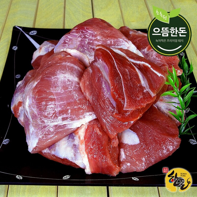 [으뜸한돈] 국내산 냉장 사태 500g+500g(수육용 찜용), 1개, 1kg